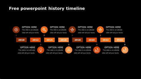 Get Free PowerPoint History Timeline Templates Design