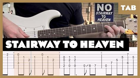 Stairway to Heaven Led Zeppelin Cover | Guitar Tab | Lesson | Tutorial - Mr. Tabs