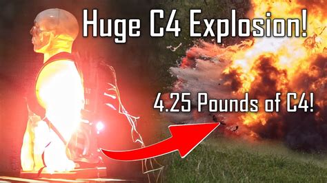 Massive C4 Explosion vs Ballistic Torsos! - Ballistic High-Speed - YouTube