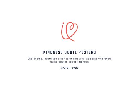 Kindness Quote Posters :: Behance