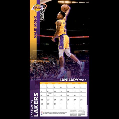 Los Angeles Lakers - 2023 Wall Calendar by The Lang Companies ...