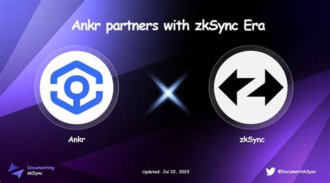 Documenting zkSync 📄 on Twitter: "BREAKING 🚨: @ankr partners with @zksync! Brace yourself, # ...