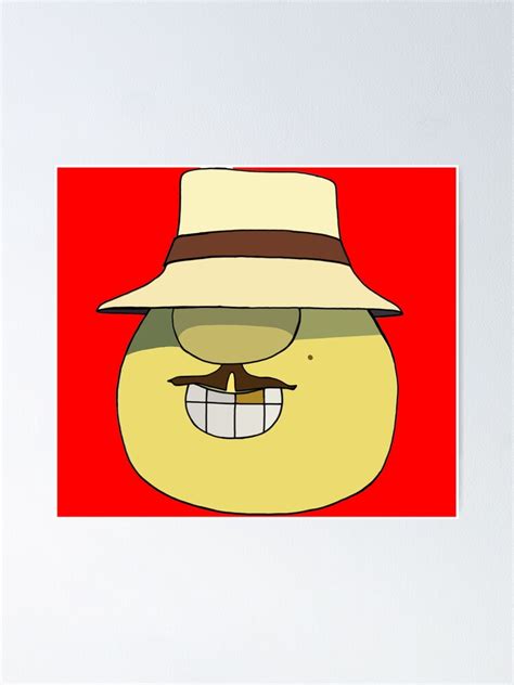 "Veggie Tales Mr. Lunt Art" Poster for Sale by Ethereal-Enigma | Redbubble