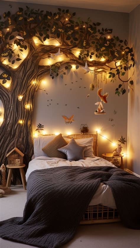 kids Room: Enchanted Forest Kids Room Idea | Baby room inspiration, Girl room, Nursery room ...