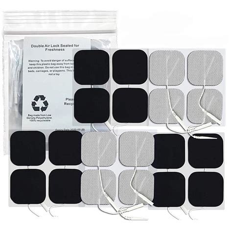 Tens Unit Electrodes Pads 2"x2" Replacement Pads Electrode Patches For Electrotherapy Other ...