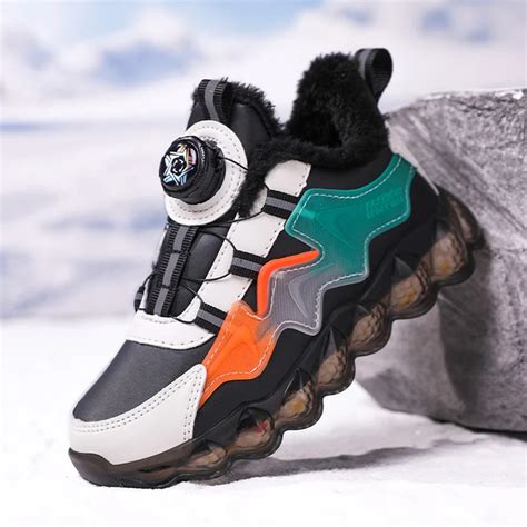 Winter-Children-Shoes-Boys-Sneaker-Warm-Plush-Waterproof-Kids-Snow ...