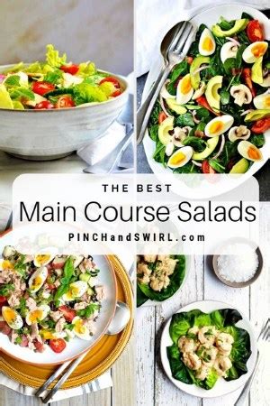 Recipes for Delicious Main Course Salads - Pinch and Swirl