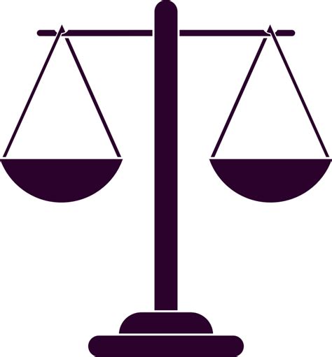 Justice Scales Silhouette 2 - Openclipart