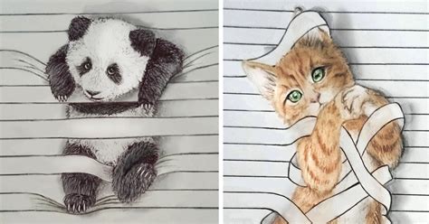 I Draw Animals That Don’t Want To Stay Between The Lines | Bored Panda