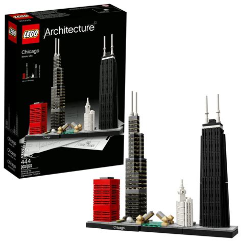 LEGO Architecture Chicago 21033 Building Set (444 Pieces) - Walmart.com ...