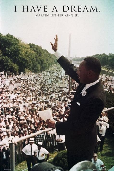 Poster, Affiche Martin Luther King Jr. - I have a dream en ligne | 3+1 ...