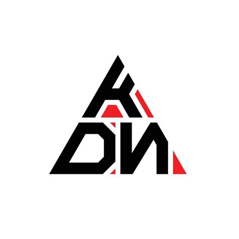 KDN triangle letter logo design with triangle shape. KDN triangle logo design monogram. KDN ...