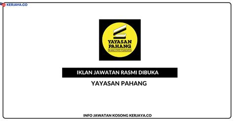 Yayasan Pahang – KERJAYA