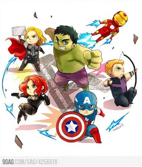 Avengers Cute Cartoon