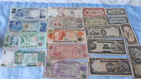 PHILIPPINE OLD CURRENCY COIN COLLECTION & PAPER BILL COLLECTION - YouTube