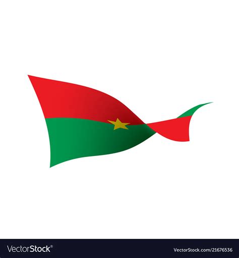 Burkina faso flag Royalty Free Vector Image - VectorStock