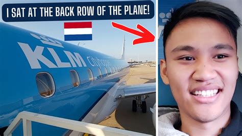 Back Row Flight Experience With KLM! 🇳🇱| Bristol - Amsterdam | Embraer 175 - YouTube