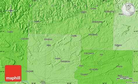 Political Map of Greenbrier