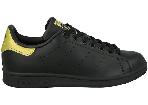 adidas Stan Smith Black Metallic Gold (Youth) - BB0208 - US