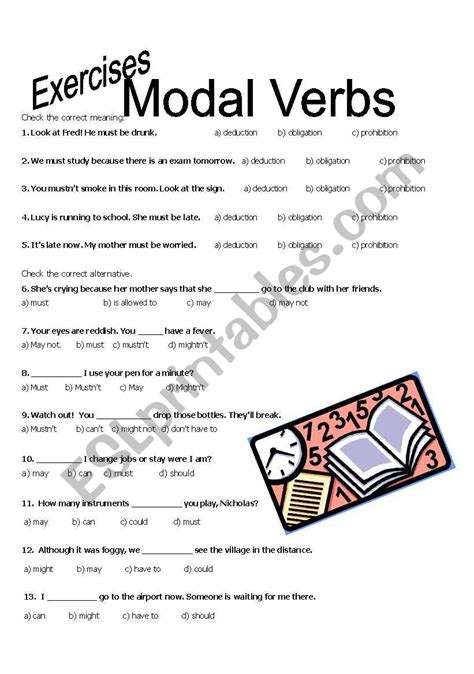 Th Grade Modal Verbs Questions Answers For Quizzes And Worksheets | Hot ...