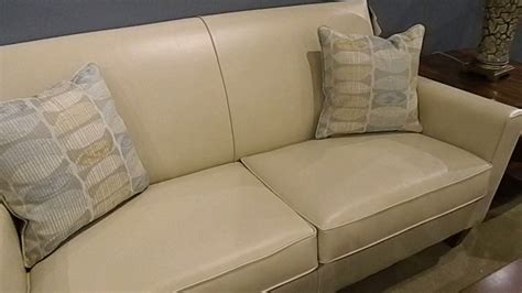 Durable Leather Style Fabric Sofa By Flexsteel - Lainey's Furniture ...