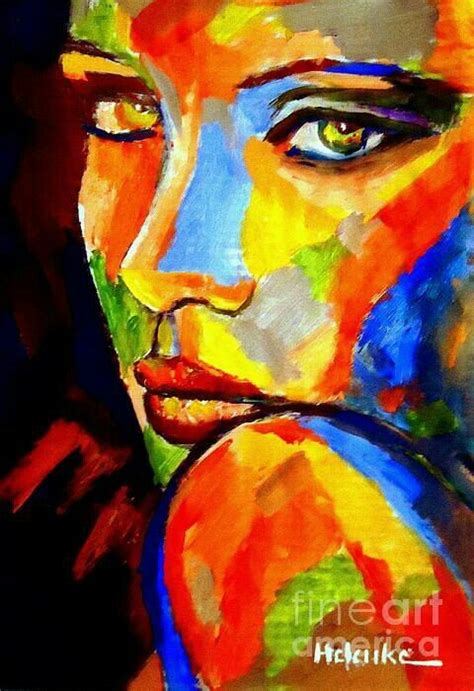 Pin by Brenda Keel on Faces | Portrait art, Abstract art painting, Art painting