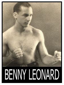 PHILLY BOXING HISTORY - Benny Leonard Main Page