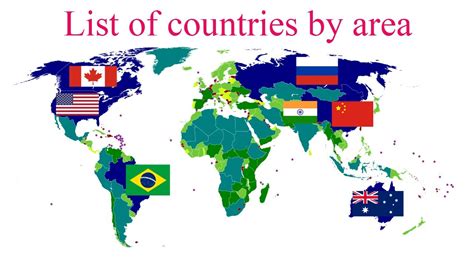 List of countries by area - YouTube