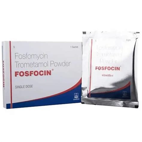 FOSFOCIN SACHET Fosfomycin (3gm) at Rs 350/pack in Nagpur | ID: 26176126673