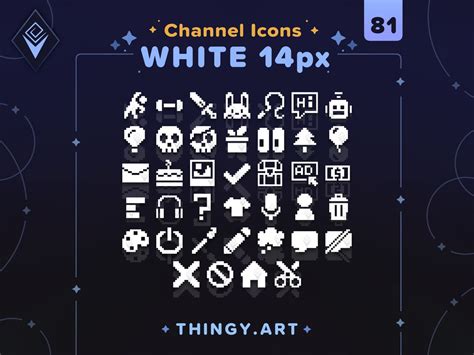 81 Twitch Channel Point Icons 14px Twitch Graphics - Etsy