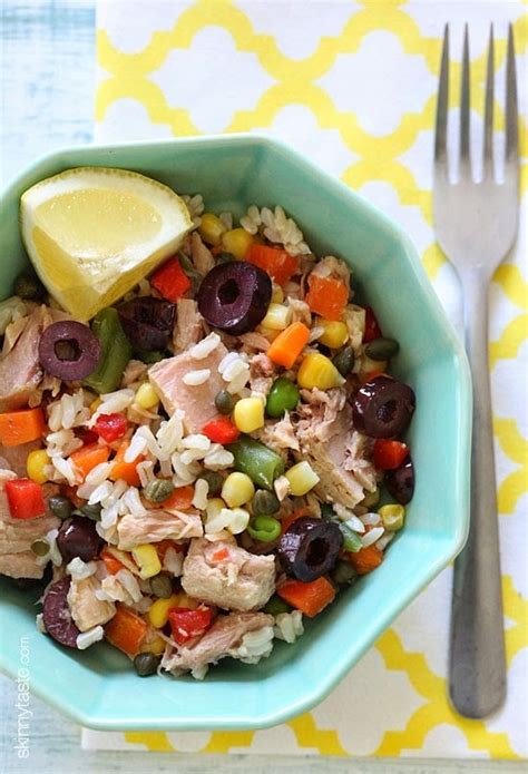 Italian Tuna and Brown Rice Salad (Riso e Tonno) | Skinnytaste