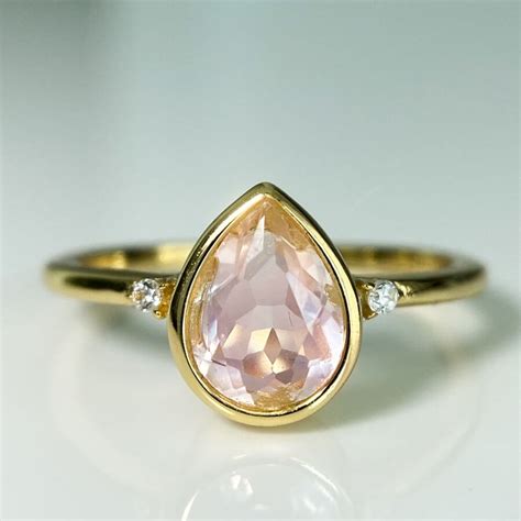 Rose Quartz Ring | Asana Jewelry