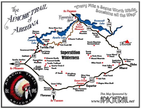 Apache Trail Map