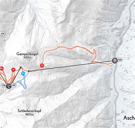 SkiWelt Wilder Kaiser Brixental | Lift and slopes map on Behance