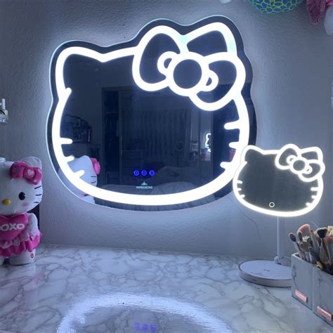 Hello Kitty LED Wall Mirror | Hello kitty bedroom, Hello kitty, Mirror wall