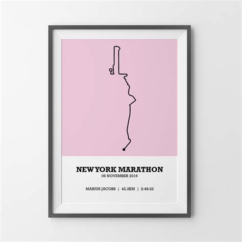 New York Marathon – Portrait – My Marathon Maps