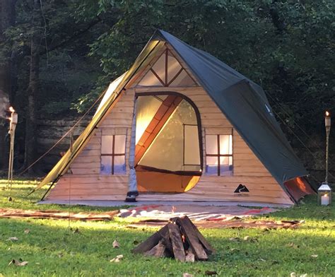 Ozark Trail 8 Person A-frame Outdoor Cabin Tent - Walmart.com | Tent glamping, Cool tents, Tent