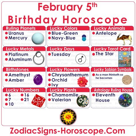 February 5 Zodiac – Full Horoscope Birthday Personality | ZSH