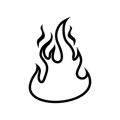 Flame Line Vector Art, Icons, and Graphics for Free Download