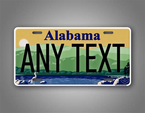 Personalized Current Alabama State License Plate – SignsAndTagsOnline