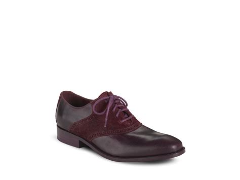 Cole Haan Nike Air Colton Saddle Dress Shoes in Red for Men - Lyst