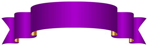 Purple Banner transparent PNG - StickPNG