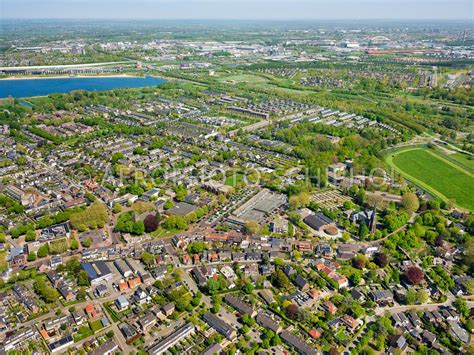 Aerophotostock | Vleuten, luchtfoto met de Dorpstraat en het Torenplein