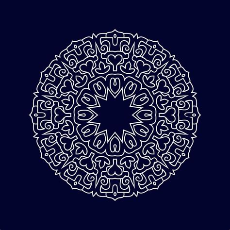 Islamic mandala background vector illustration 19583645 Vector Art at ...