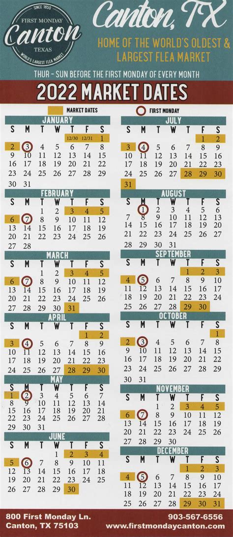 Canton Trade Days Calendar - Printable Calendar 2023