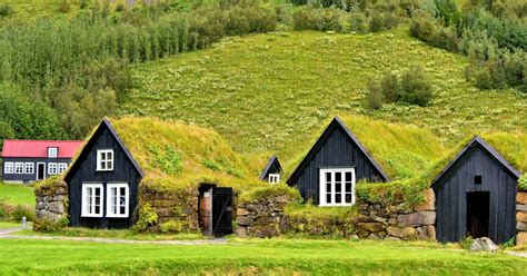 Turf Houses at Skógar Museum in South Iceland - Encircle Photos