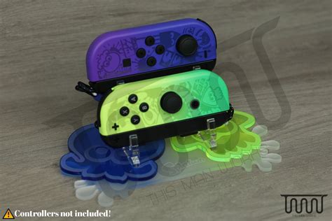 Nintendo Switch Joy-con Splatoon 3 Edition Acrylic Display Stand - Etsy