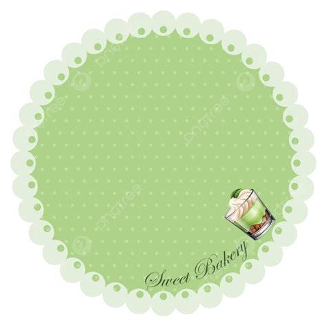 Border Design With Sweet Bakery Cake Art Blank Vector, Cake, Art, Blank PNG and Vector with ...