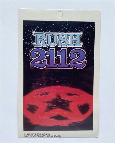 Enamel Badges RUSH 2112 ROCK BAND TOM SAWYER QUALITY METAL PIN BADGE ...