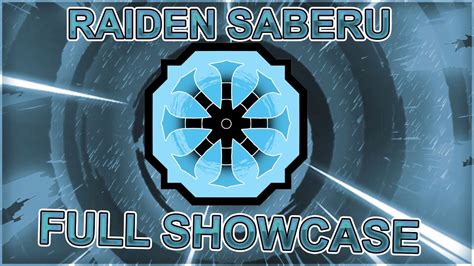 *MAX* Raiden Saberu Bloodline Full Showcase | Shindo Life Rellgames ...